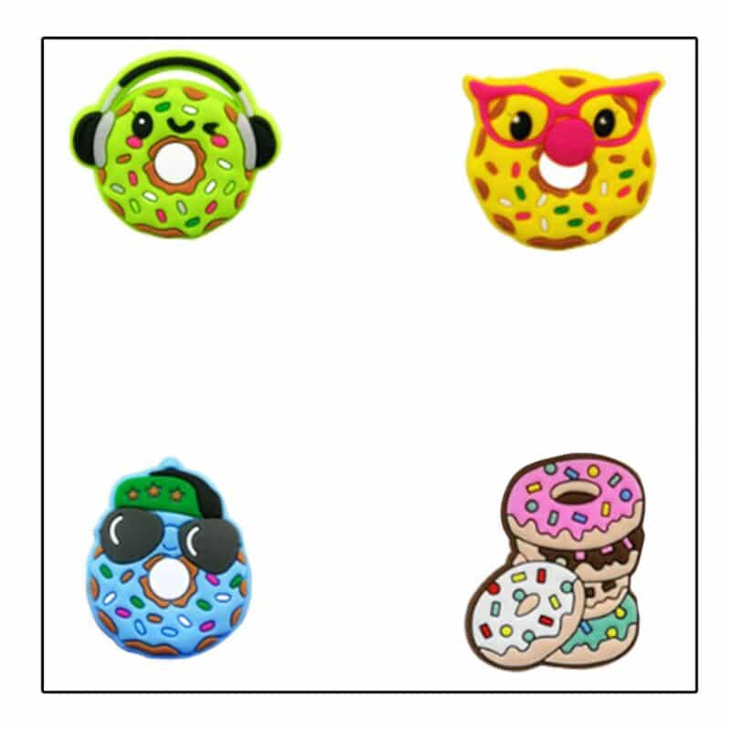 4-in-1 Donut Shaped Straw Topper Card Set - 1