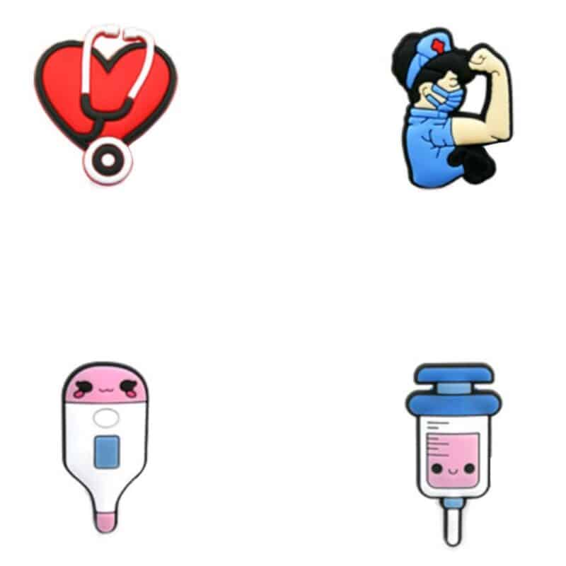 4-in-1 Medical Style Straw Topper Card Set - 1