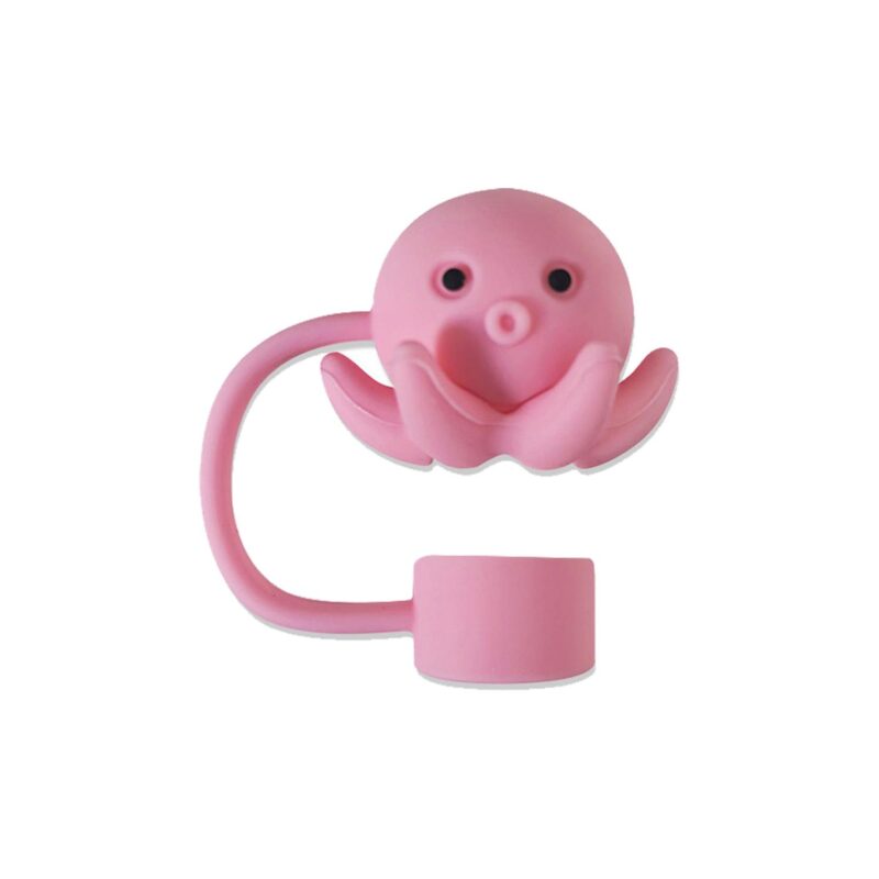 Animal Style Silicone Straw Topper - 3