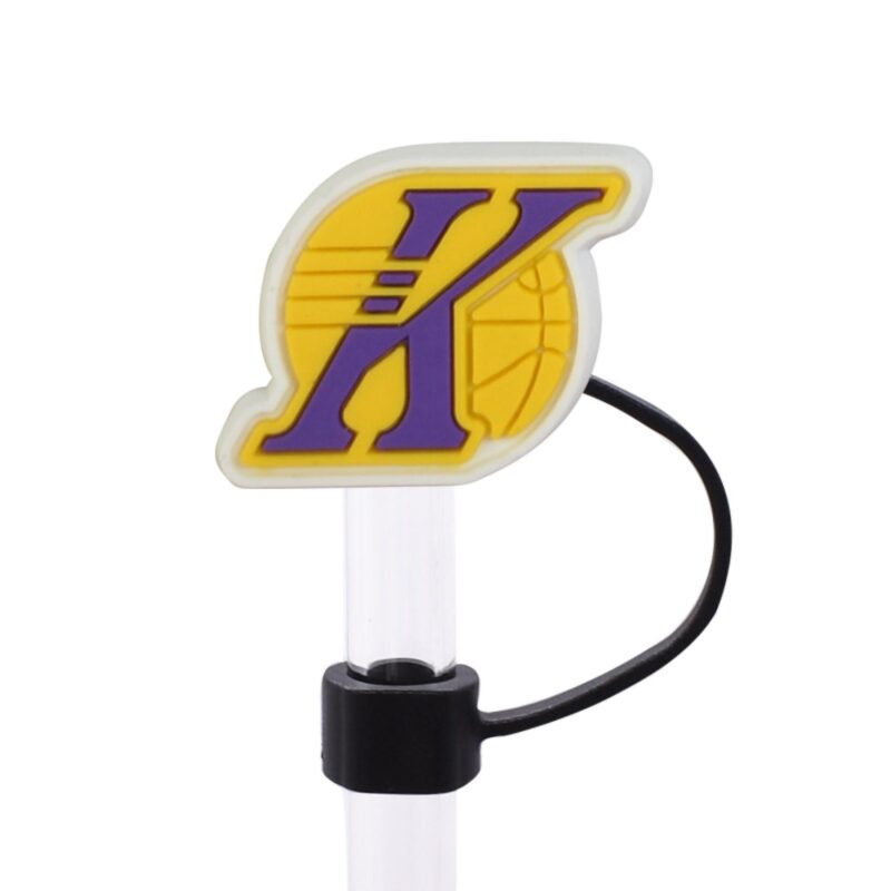 Basketball Dust Proof Straw Topper - 5
