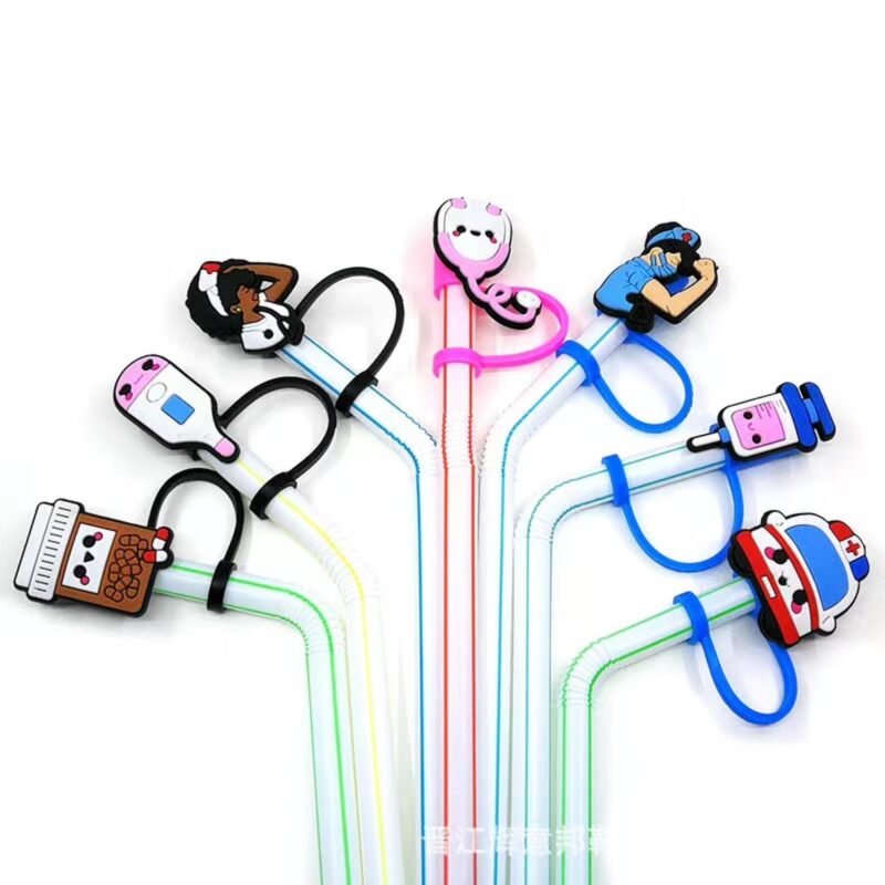 Medical Style Silicone Straw Topper - 2