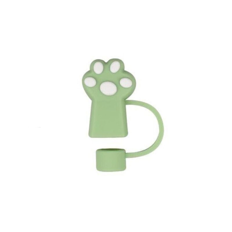 Paw Shape Straw Cover Cap - 4