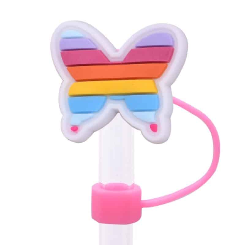 Rainbow Dust Proof Straw Topper - 3