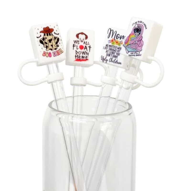 Rectangle Silicone Straw Topper - 3
