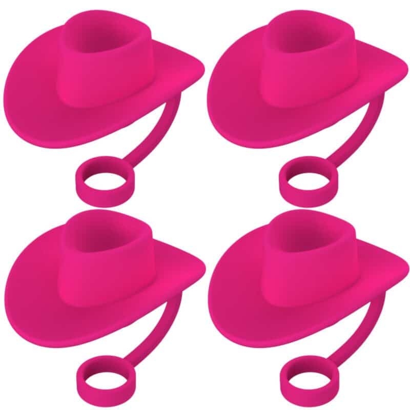Silicone Dust Cap Straw Topper Set - 6