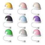 Christmas Hat Silicone Straw Cover - 1