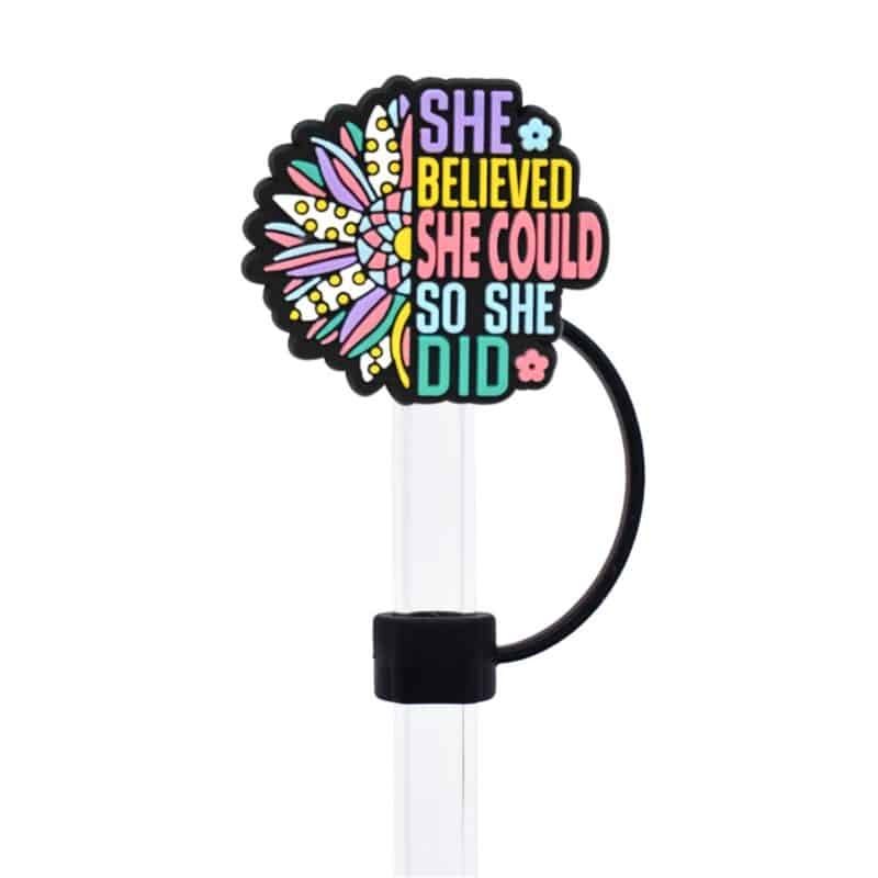 Customizable 2D Straw Topper - 4