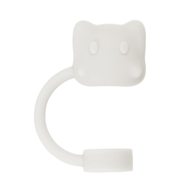 Cute Cat Straw Covers Cap Straw Topper - 3