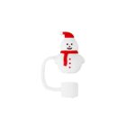 10mm Christmas Food Grade Silicone Straw Cover - 5