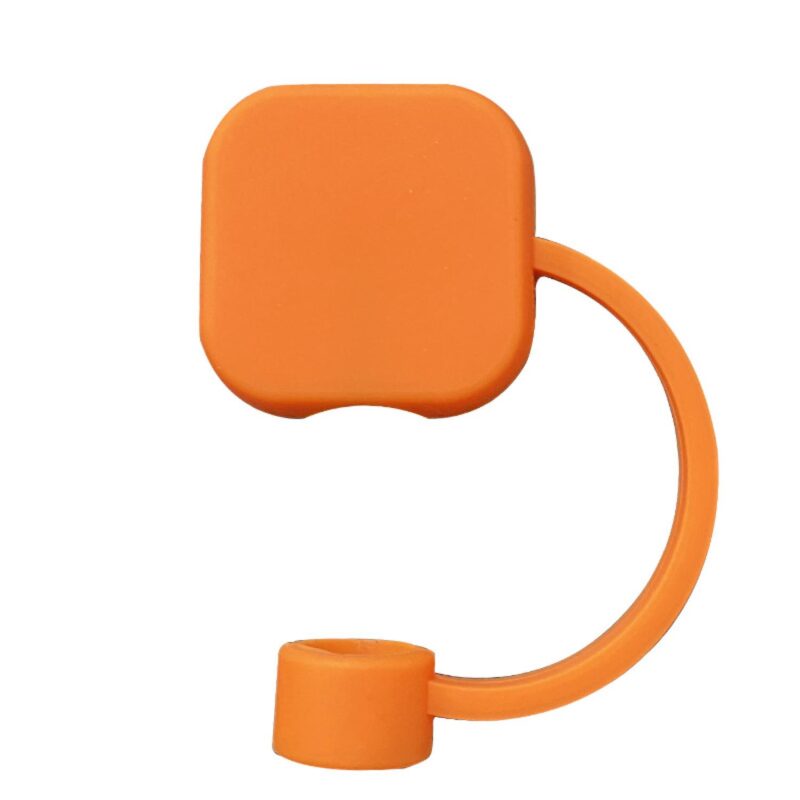 Square Silicone Straw Topper - 6