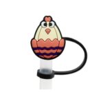 Silicone Easter Style Straw Topper Compatible w/30&40 Oz Tumbler (No Decoration) - 4