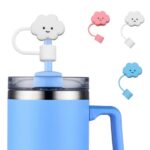 Cloud Shaped Silicone Straw Topper - 5