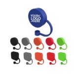 Custom Reusable Silicone Square Round Straw Topper Cover