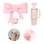 Silicone Reusable Bow Straw Cover - 1