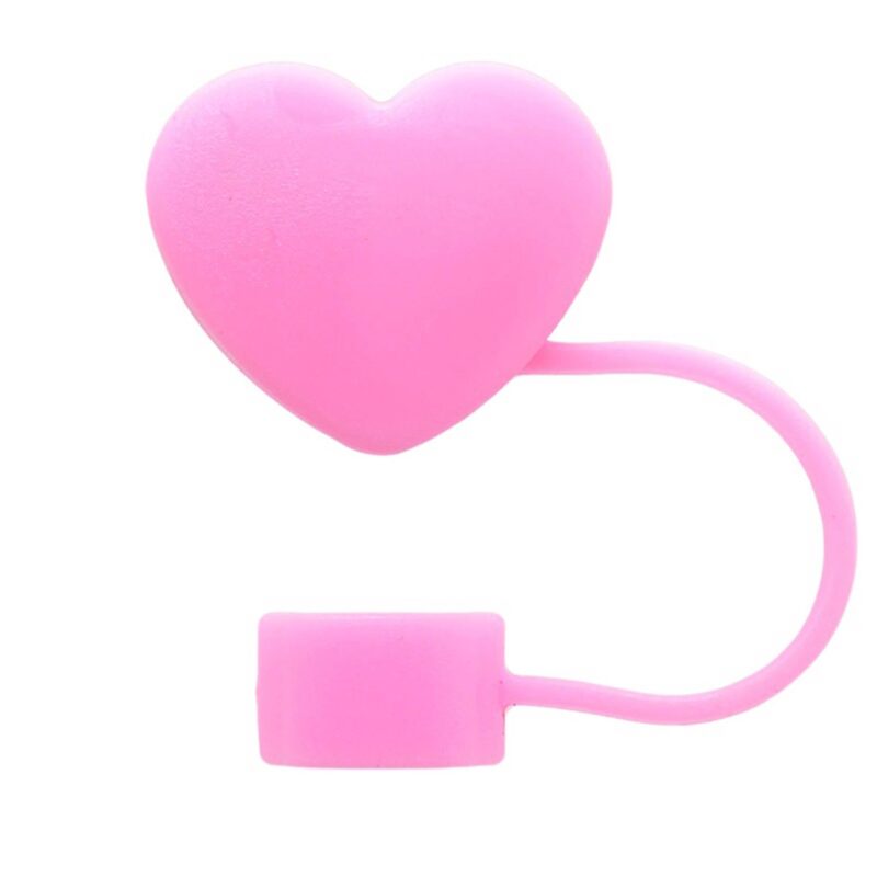 PVC Heart Straw Cover - 6