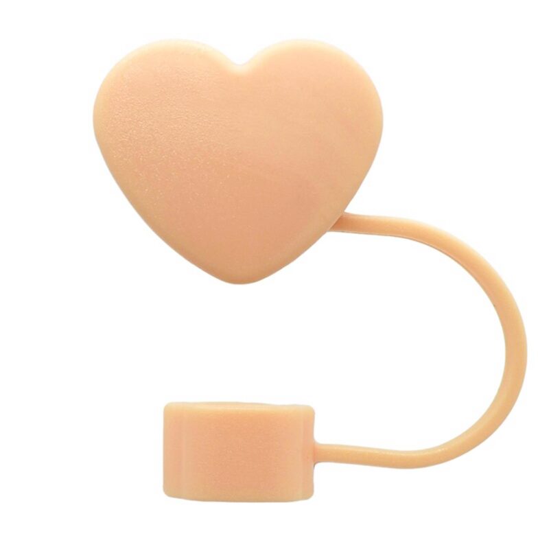PVC Heart Straw Cover - 7