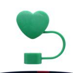 Sippa Heart-Shaped PVC Straw Topper - 2