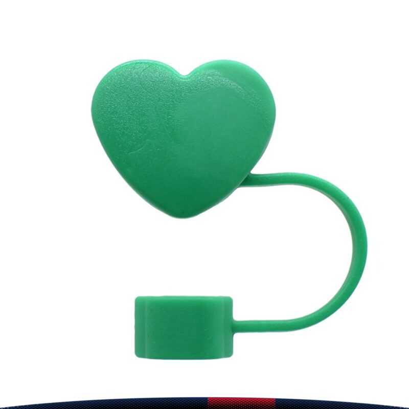 Sippa Heart-Shaped PVC Straw Topper - 2