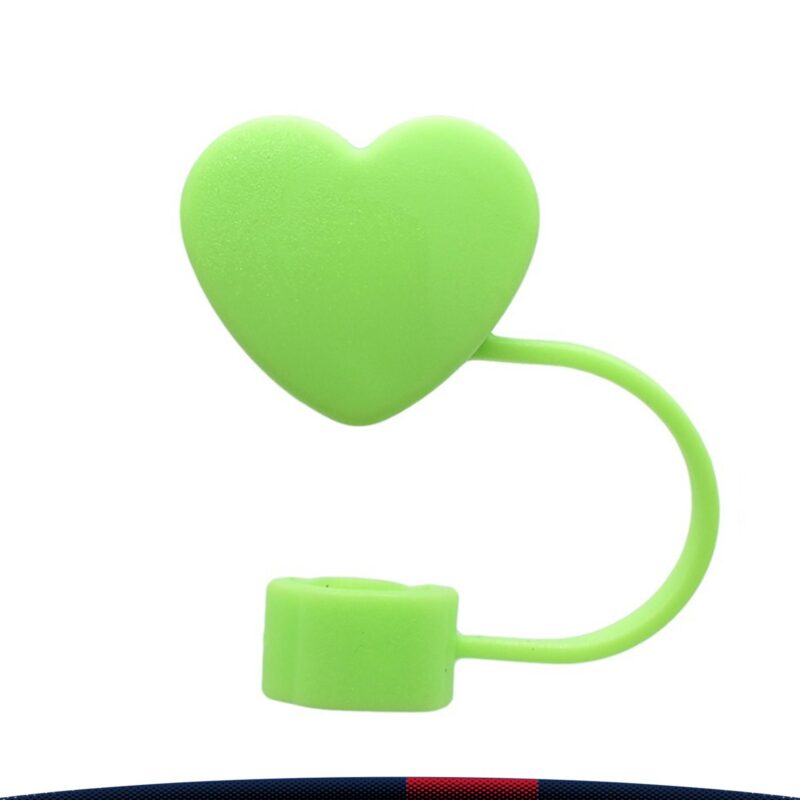 Sippa Heart-Shaped PVC Straw Topper - 3