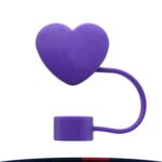 Sippa Heart-Shaped PVC Straw Topper - 8