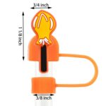 Soft Rubber Straw Cover - 1