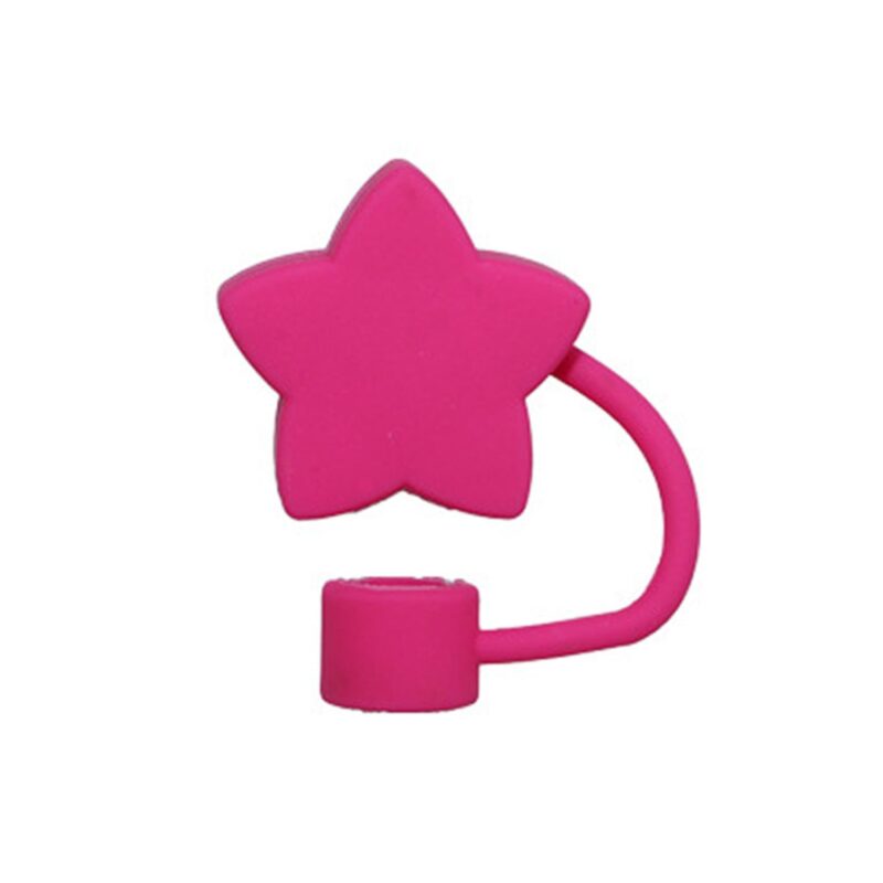 Star Silicone Straw Topper - 5