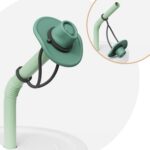 Cowboy Hat Shaped Silicone Straw Topper - 2