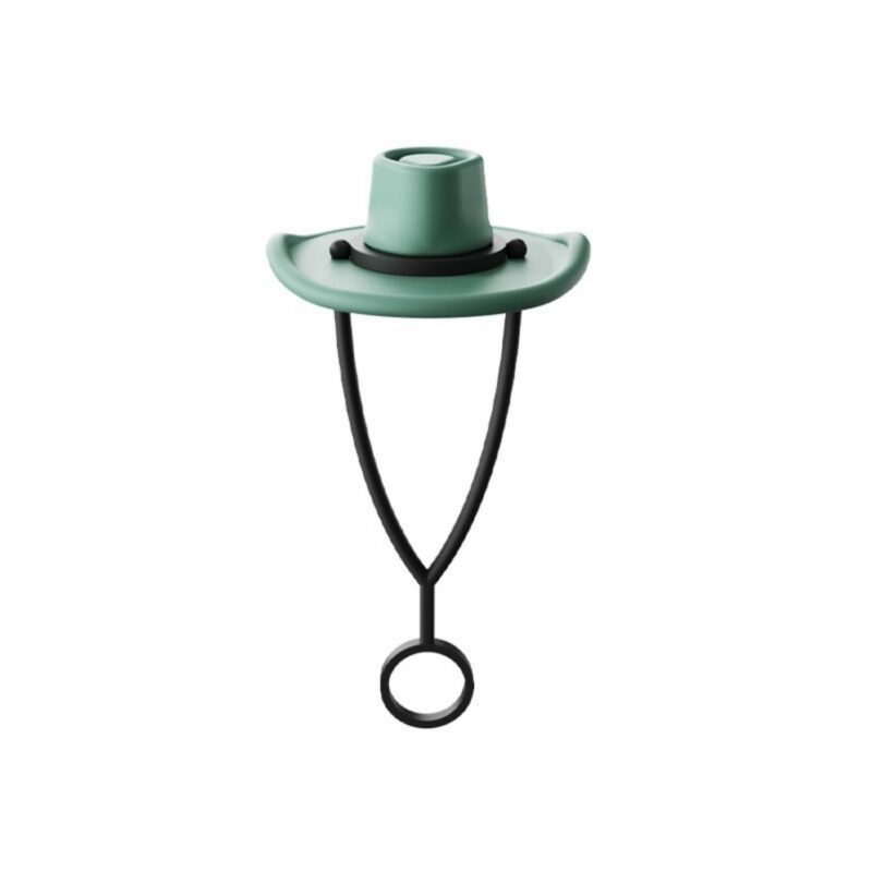 Cowboy Hat Shaped Silicone Straw Topper - 8