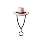 Cowboy Hat Shaped Silicone Straw Topper - 9