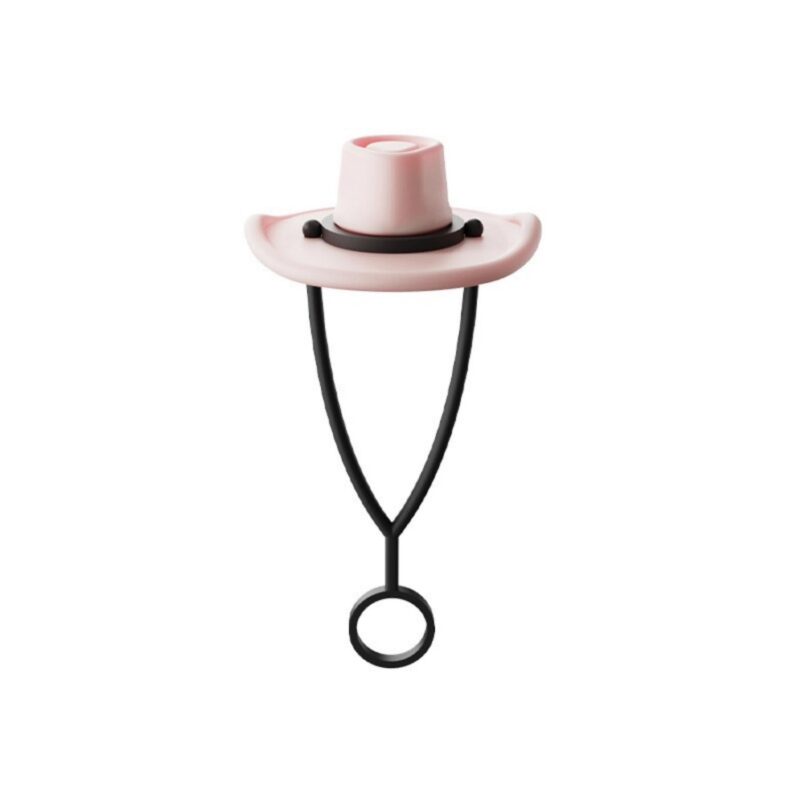 Cowboy Hat Shaped Silicone Straw Topper - 9
