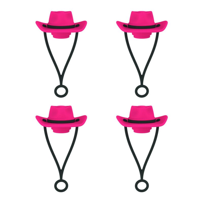 Cowboy Hat Silicone Dust-Proof Straw Topper - 2