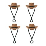 Cowboy Hat Silicone Dust-Proof Straw Topper - 3