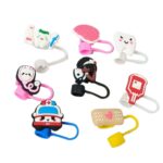 0.4" Nurse Straw Cover Caps for Tumblers and Cups - 1