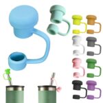 0.4" Silicone Straw Cover Cap - 1