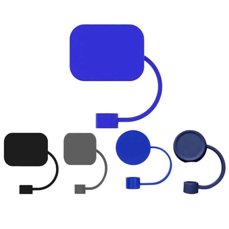 Dustproof Silicone Straw Cover Topper - 1