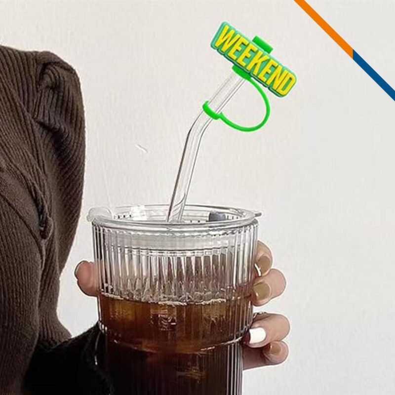 Hedda Custom PVC Straw Topper - 2