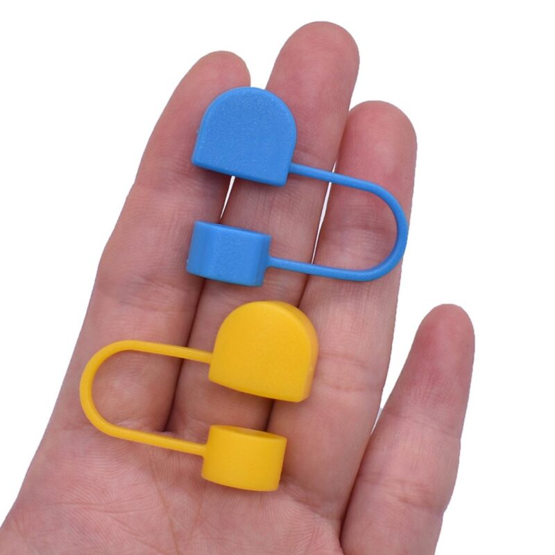 8mm Multi-Color Silicone Straw Cover - 7
