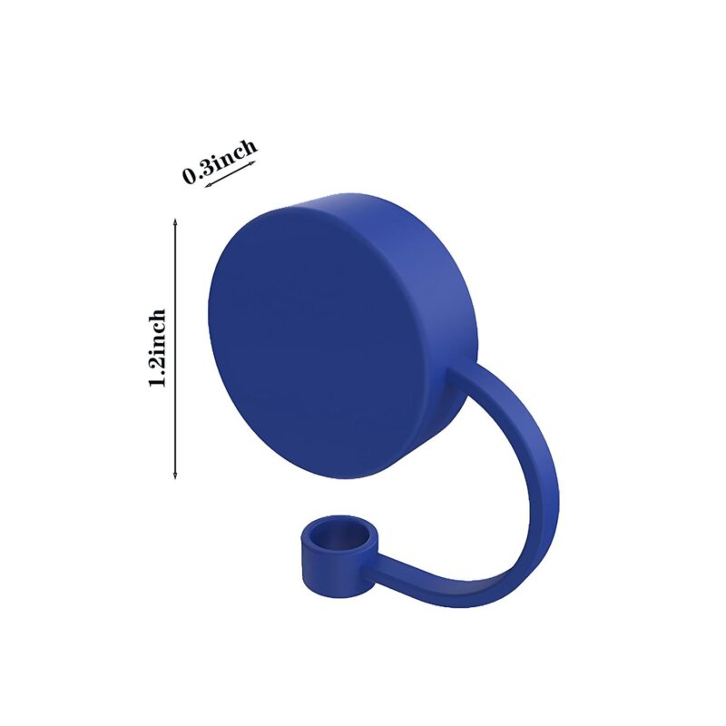 Dustproof Cute Silicone Straw Topper Cap - 7