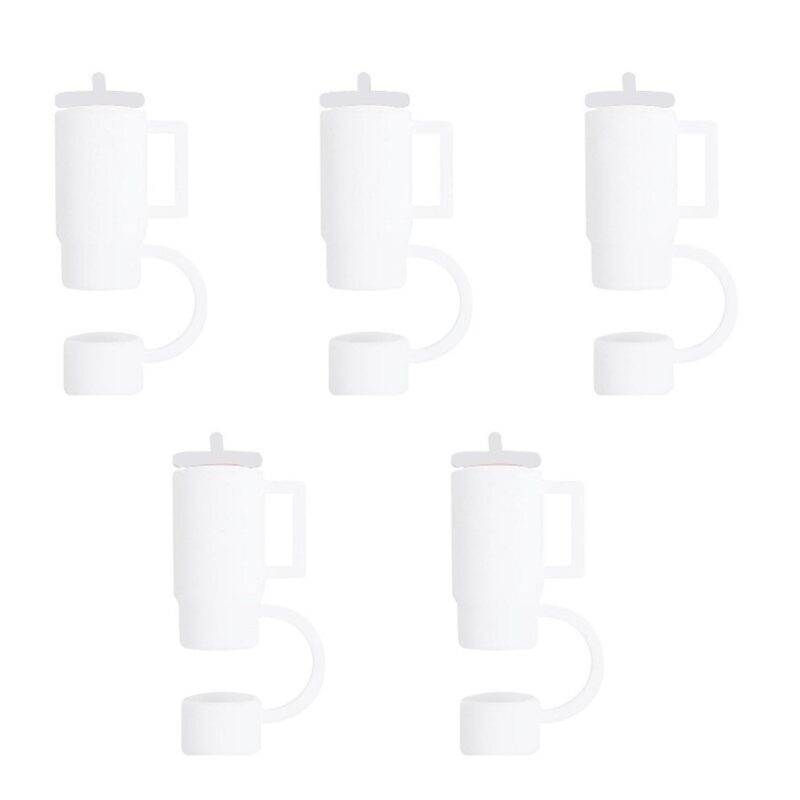 Reusable Silicone Straw Cover - 5