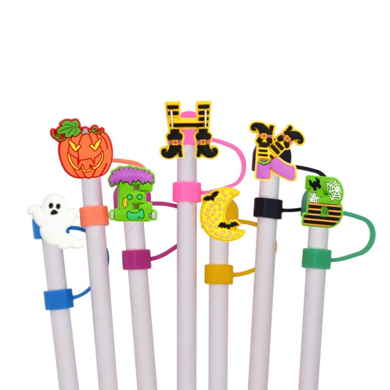 Custom Silicone Straw Topper Dust Plug - 1