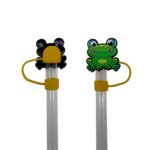 Custom Silicone Straw Topper Dust Plug - 2