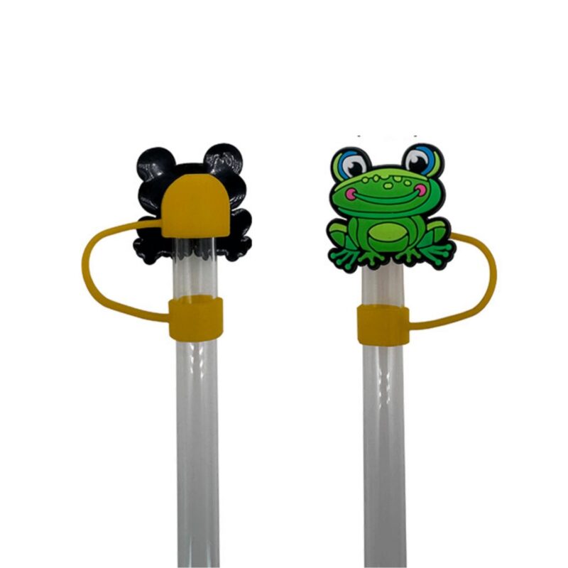 Custom Silicone Straw Topper Dust Plug - 2