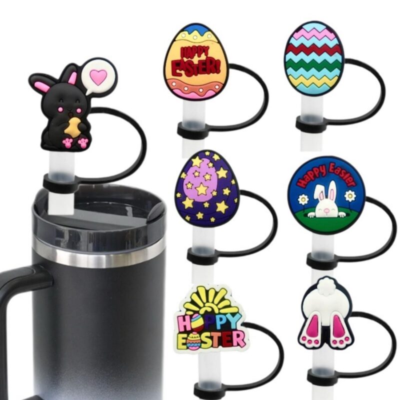 Custom Silicone Straw Topper Dust Plug