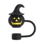 Halloween Silicone Straw Topper Cap - 6