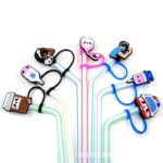Medical Theme PVC Straw Cover Cap - 2
