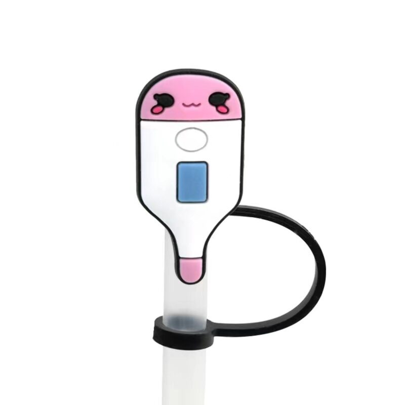Medical Theme PVC Straw Cover Cap - 7