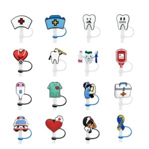 PVC Nurse Straw Topper Cap for Tumblers