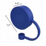 Silicone Straw Cover with Strap - 1