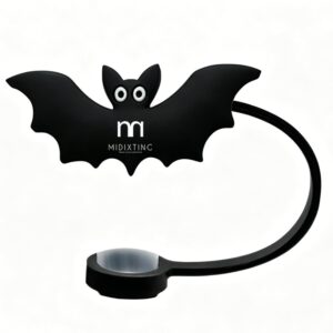 Cartoon Bat Straw Topper