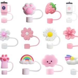 Dust Protection Aesthetic Accessory Personalization Silicone Straw Cover